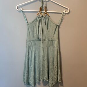 Surfside Sage Green Halter Top